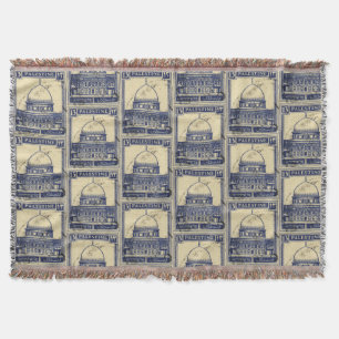 Palestijnse oude stempel 1920_ Palestijnse folklor Deken