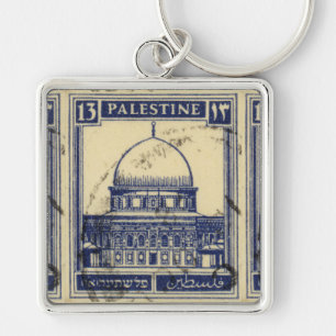 Palestijnse oude stempel 1920_ Palestijnse folklor Sleutelhanger