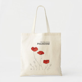 palestijnse papaver tote bag