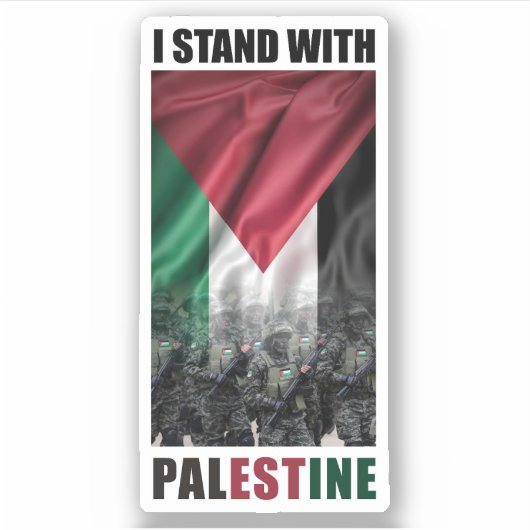 Palestijnse soldaat sticker (Voorkant)