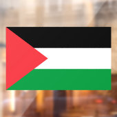 Palestijnse staatsvlag patriottisch raamsticker (Vel 2)