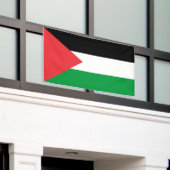 Palestijnse staatsvlag spandoek (Buitenkant Gebouw)