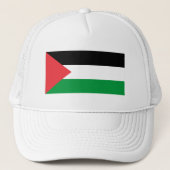 Palestijnse staatsvlag trucker pet (Voorkant)