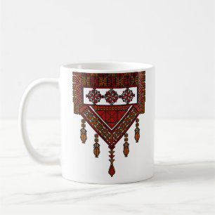 Palestijnse Tatreez Borduurwerk Kunst / Palestijns Koffiemok