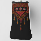 Palestijnse Tatreez borduurwerk | Palestijnse kuns Golfheadcover (Draai 90)