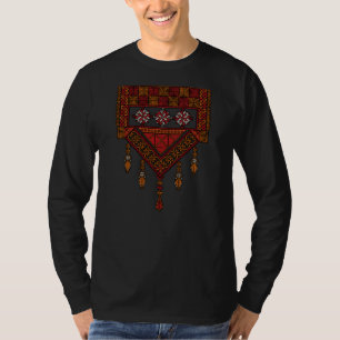 Palestijnse Tatreez borduurwerk Palestijnse kuns T-shirt