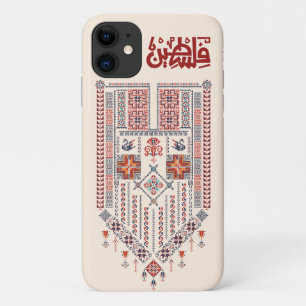 Palestijnse Tatreez met Palestijnse Arabische naam iPhone 11 Hoesje