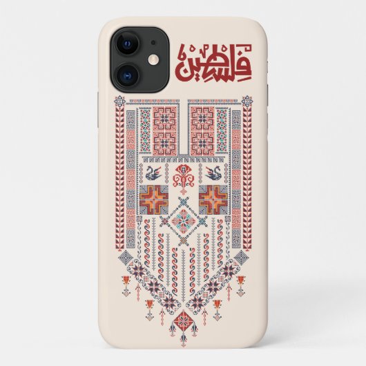 Palestijnse Tatreez met Palestijnse Arabische naam Case-Mate iPhone Case (Achterkant)
