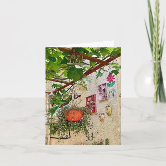 Palestijnse thuiskunst bedankkaart (Voorkant)