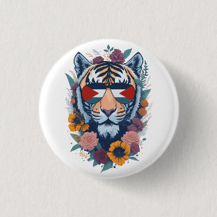 Palestijnse tijger - Palestine FLAG Ronde Button 3,2 Cm