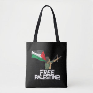 Palestijnse Verzetsstrijder kinderenvlag Palestijn Draagtas