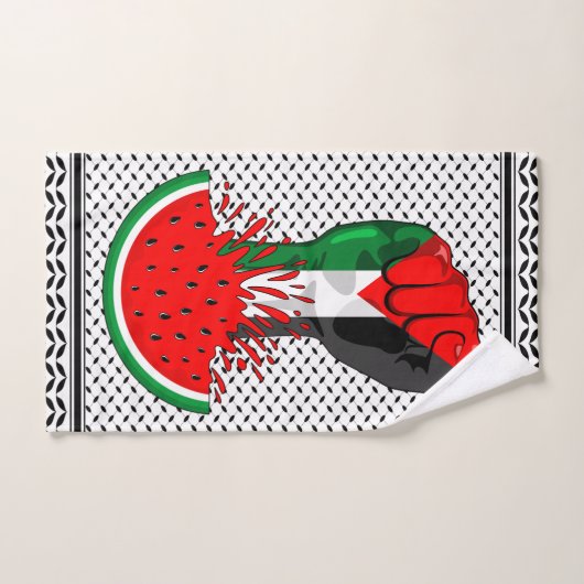 Palestijnse verzetsstrijders steken de kop op in W Bad Handdoek (Handdoek)