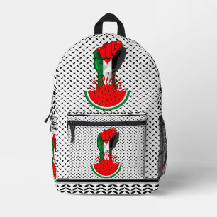 Palestijnse verzetsstrijders steken de kop op in W Bedrukte Rugzak