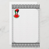 Palestijnse verzetsstrijders steken de kop op in W Briefpapier (Voorkant / Achterkant)
