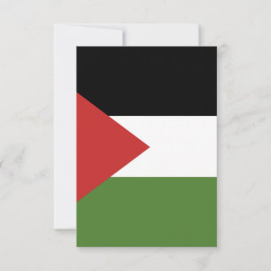 Palestijnse vlag bedankkaart