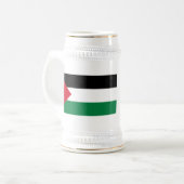 Palestijnse vlag bierpul (Voorkant links)