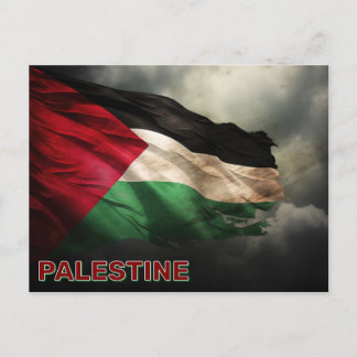 Palestijnse vlag briefkaart