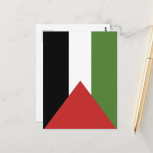 Palestijnse vlag briefkaart