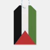 Palestijnse vlag cadeaulabel (Achterkant)