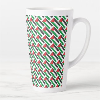 Palestijnse vlag Gratis Palestina aangepast Latte Mok