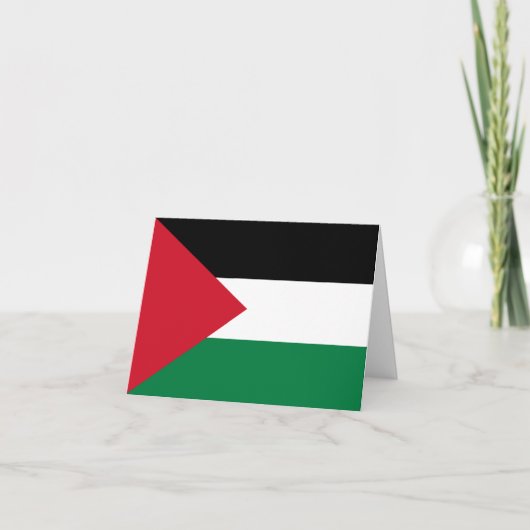 Palestijnse vlag kaart (Voorkant)