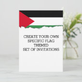 Palestijnse vlag kaart (Staand voorkant)