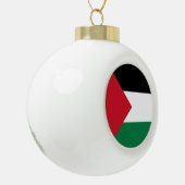 Palestijnse vlag keramische bal ornament (Links)
