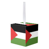 Palestijnse vlag kubus ornament (Achter hoekig)
