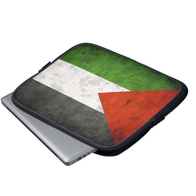 Palestijnse vlag laptop sleeve (Voorkant onderkant)