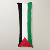 Palestijnse vlag lichaamskussen (Voorkant Verticaal)
