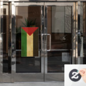 Palestijnse vlag  ontwerp raamsticker (Kantoordeur)