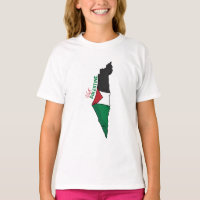 Palestijnse vlag op de kaart: Bezoek Palestina