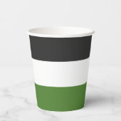 Palestijnse vlag papieren bekers (Achterkant)