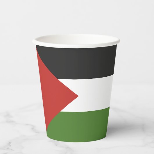 Palestijnse vlag papieren bekers (Voorkant)