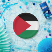 Palestijnse vlag papieren bordje (Feest)