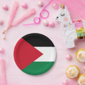 Palestijnse vlag papieren bordje (Feest)