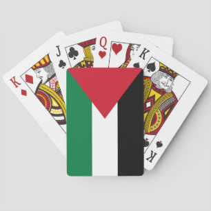 Palestijnse vlag pokerkaarten