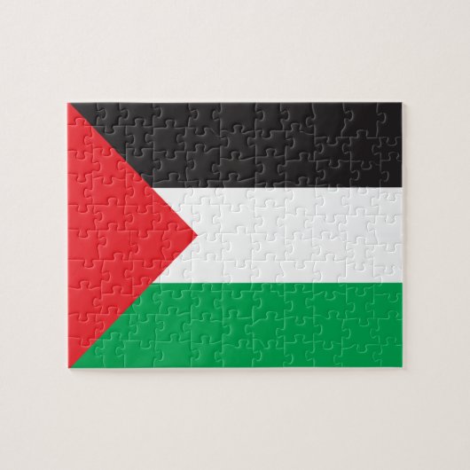Palestijnse vlag puzzel (Horizontaal)