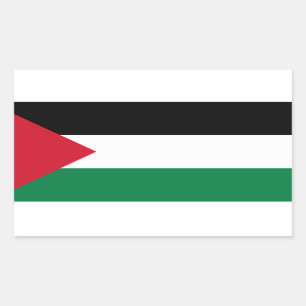 Palestijnse vlag rechthoekige sticker