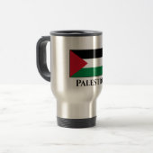 Palestijnse vlag reisbeker (Voorkant links)
