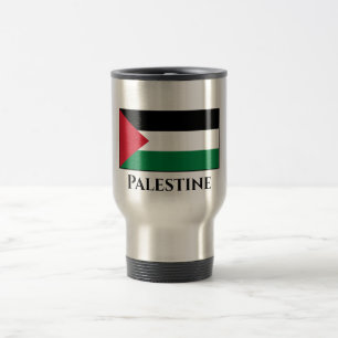 Palestijnse vlag reisbeker