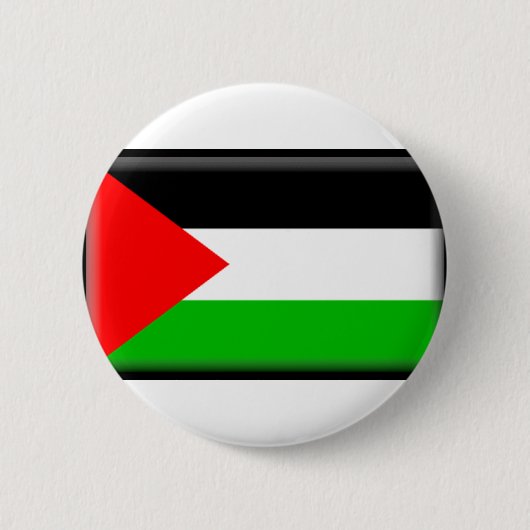 Palestijnse vlag ronde button 5,7 cm (Voorkant)