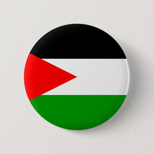 Palestijnse vlag ronde button 5,7 cm (Voorkant)