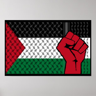 Palestijnse vlag, Save Gaza, Free Gaza Poster