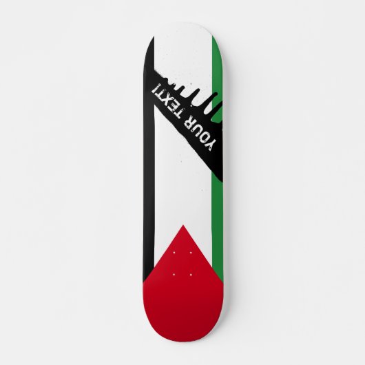 Palestijnse vlag skateboard (Voorkant)