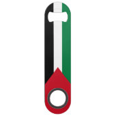 Palestijnse vlag speed flessenopener (Achterkant)