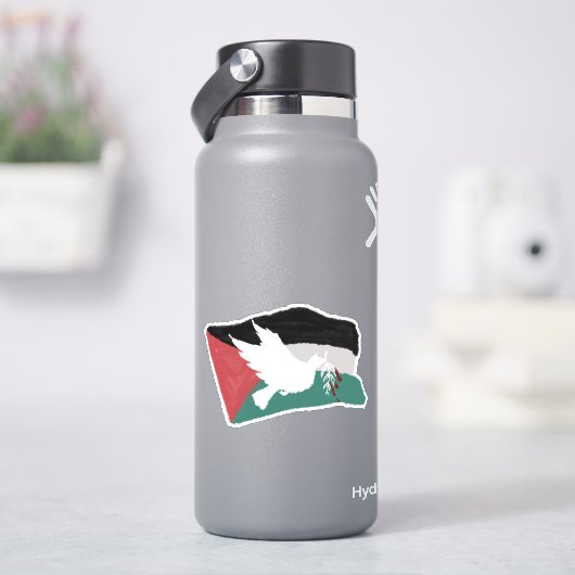Palestijnse vlag sticker (HydroFlask)