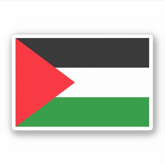 Palestijnse vlag sticker (Voorkant)