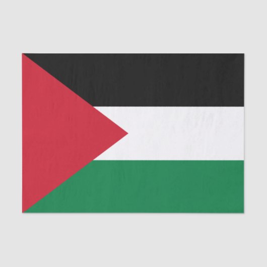 Palestijnse vlag tissuepapier (Voorkant)
