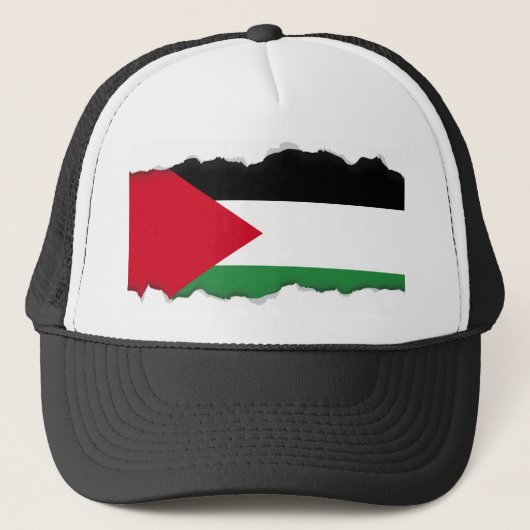 Palestijnse vlag trucker pet (Voorkant)